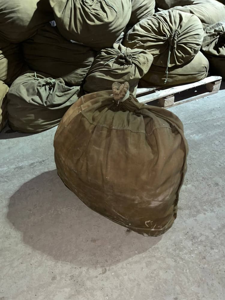 PGS-500 cargo parachute system packed and ready for shipment